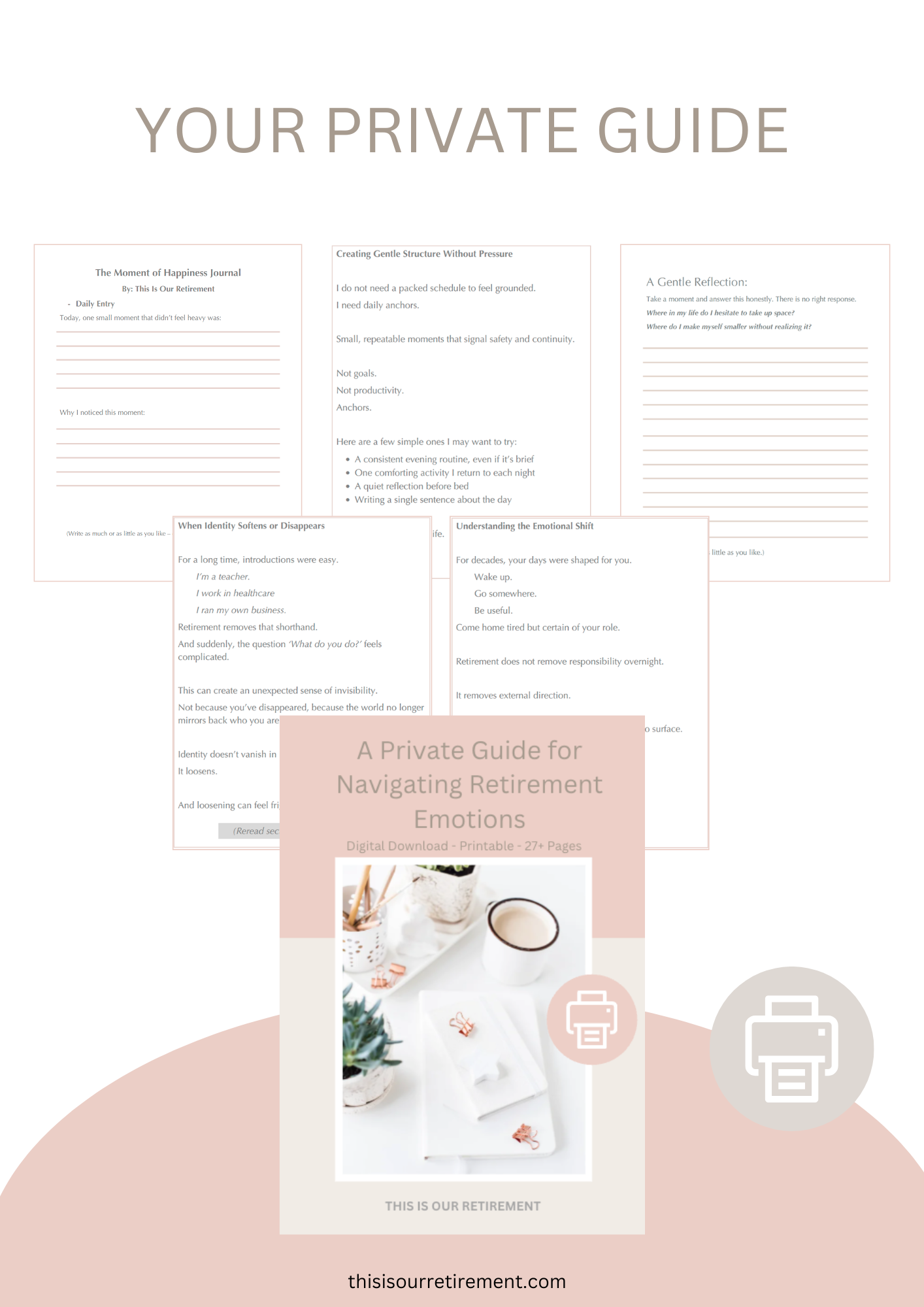 A Private Guide for Navigating Retirement Emotions